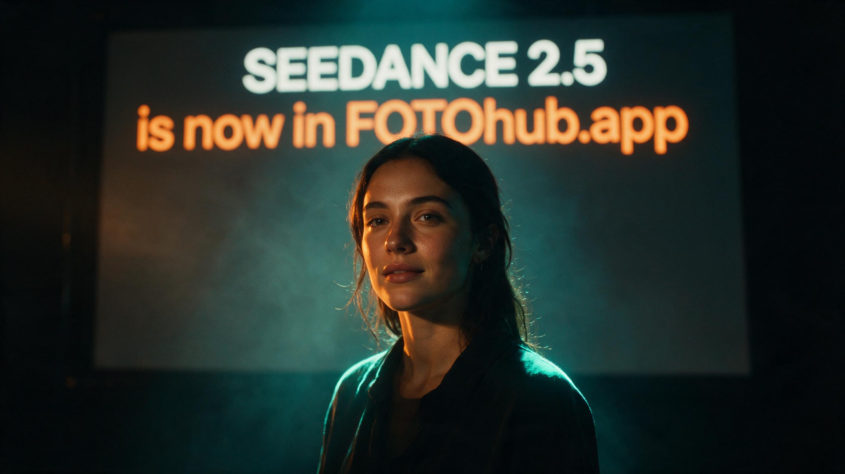 Seedance 2.5 is live in FOTOhub